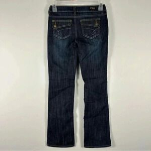 Smart Set Y2K Low Rise Flare NWT 26x34 Tall Vintage 2000s Dark Wash Bootcut